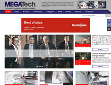 Tablet Screenshot of megatechmagazine.com